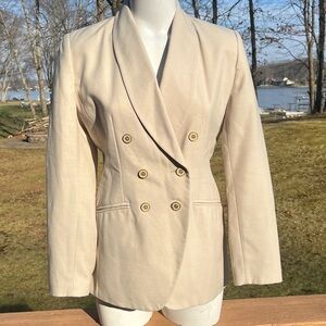 Vintage Signature double breasted blazer 6-8